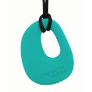 Collier à mastiquer organique turquoise