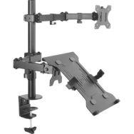 Colonne articulée double support pc portable et écran 13-32''