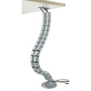 Colonne passe-câble pour table informatique