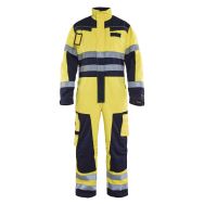 Combinaison multinormes jaune fluorescent/marine