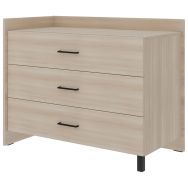 Commode 3 tiroirs EDY angle à gauche -Enond Mobilier