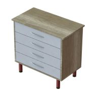 Commode Quiétub 4 tiroirs