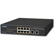 Commutateur Planet GSD-1008HP 10'' 10P gigabit dont 8 PoE+ 120W