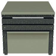 Composteur CHARDONNAY 300 L Urbecollect lattes horizontales ajourées