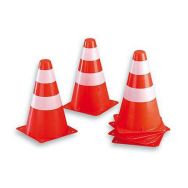Cône à bandes blanches (Lot de 14)