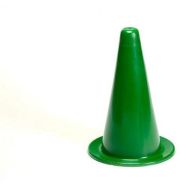 Cône de délimatation de terrain mou 35 cm - vert