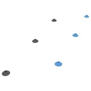 Cônes pour slalom de motricité - Freetness