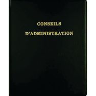 Conseil d'Administration reliure registre avec recharge