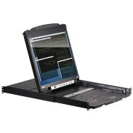 Console LCD 19'' Dual Rail KVM 16 Ports VGA/USB-PS2 A