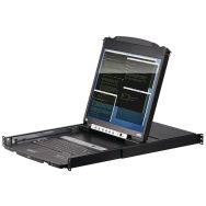 Console LCD 19'' Dual Rail KVM 8 Ports VGA/USB-PS2 AT