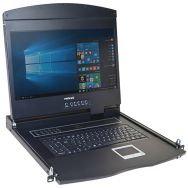 Console LCD courte 19'' VGA/USB/PS2 pour baie 600mm DEXLAN