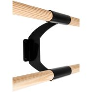 Console de danse murale double barres intensive Noire