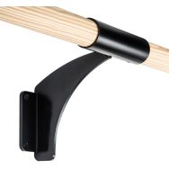 Console de danse murale simple barre intensive Noire