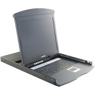 Console lcd 19'' dual rail kvm 8P VGA/PS2-USB et cables
