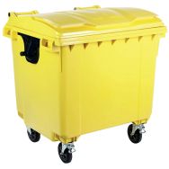 Conteneur à déchet - 1100 L Jaune
