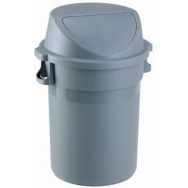 Conteneur à trappe push Maxipush - 80 L - Gris
