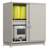 Conteneur extérieur - L.3m 2 niveaux - portes coulissantes