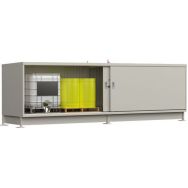 Conteneur extérieur - L.6m 1 niveau - portes coulissantes