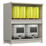 Conteneur extérieur - Longueur 3m 2 niveaux sans portes