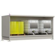 Conteneur extérieur - Longueur 4m 1 niveau sans portes