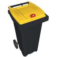 Conteneur mobile collecte emballage - 120 L - sans prise ventrale