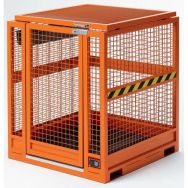Conteneur multifunction Orange- Dim.1000x1100x1100/21100h mm