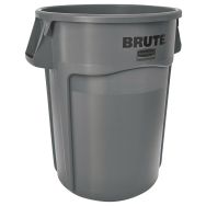 Conteneur rond Brute® 208 L gris - Rubbermaid