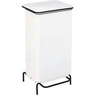 Conteneur statique à pédale Contifix Color - Blanc - 110 L