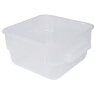 Conteneur en polypropylène blanc translucide sans couvercle