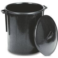 Conteneurs cylindriques, Coloris : Noir