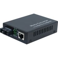 Convertisseur fibre optique 100F Monomode vers RJ45