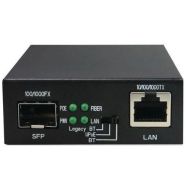 Convertisseur fibre optique vers RJ45 avec injecteur Poe++