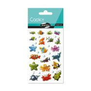 Cooky, Sach 1 pl 7,5x12cm, Animaux de la mer