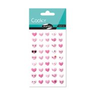 Cooky, Sach 1 pl 7,5x12cm, Emoticones coeurs