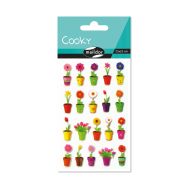Cooky, Sach 1 pl 7,5x12cm, Fleurs ass°3