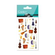 Cooky, Sach 1 pl 7,5x12cm, Instruments de musique