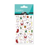 Cooky, Sach 1 pl 7,5x12cm, Licornes Noël