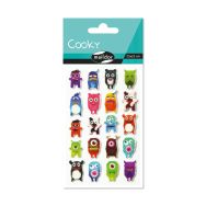 Cooky, Sach 1 pl 7,5x12cm, Monstres