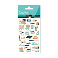 Cooky, Sach 1 pl 7,5x12cm, Voyages/Autour du monde