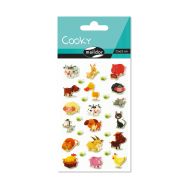 Cooky, Sach 1 pl 7,5x2cm, Animaux de la ferme