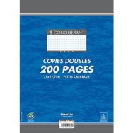 Copies doubles 200 pages 70g A4 non perforées 5x5 NF 86 (Etui de 50)