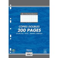 Copies doubles 200 pages 70g A4 perforées seyes NF 85 (Etui de 50)