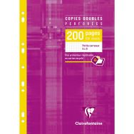 Copies doubles perfsous étui A4 - Clairefontaine