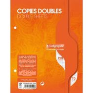 Copies doubles sous film 7000 17x22 cm Seyès - Calligraphe