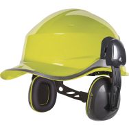 Coquilles antibruit pour casque de chantier SNR 26 dB - Delta Plus