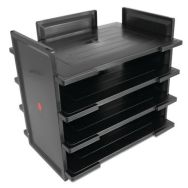 Corbeille à courrier TWIN FLEX  Noir