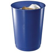 Corbeille à déchets bleu cobalt - 40 L