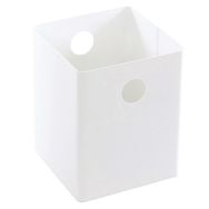 Corbeille à papier 17 L Steel Blanc