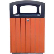 Corbeille à papier Flora - 70 L - Orange