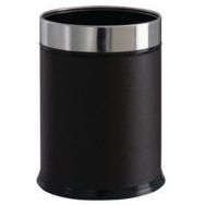 Corbeille à papier cylindrique - Acier - 13 L